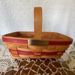 Longaberger Christmas
Collection Gingerbread
Basket 1990 Edition